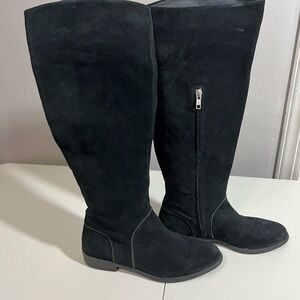 Women's UGG® Gracen Suede Block Heel Riding Boots,